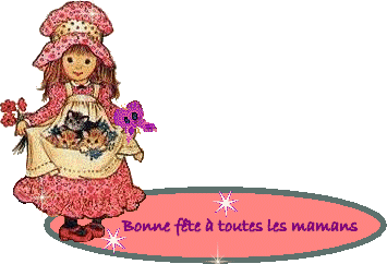 GIF animé bonne fête à toutes les mamans